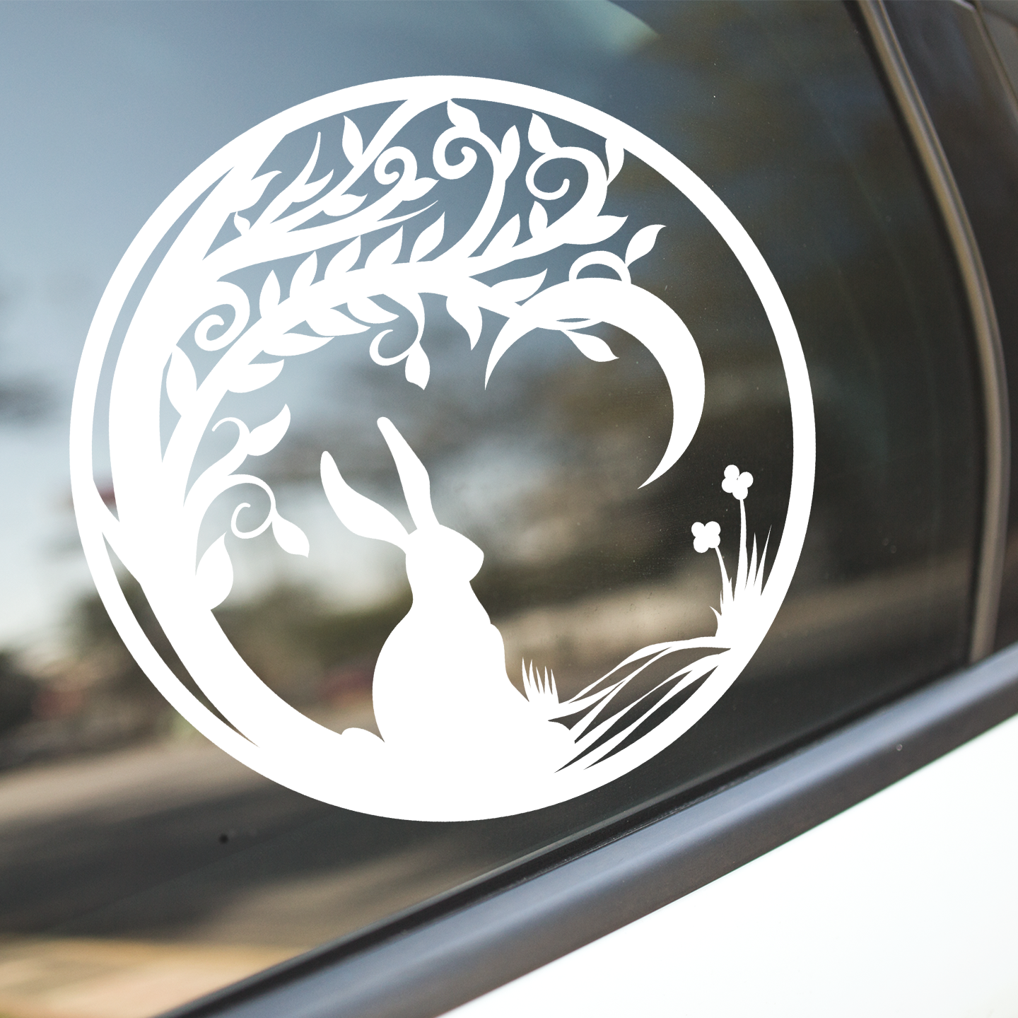 Rabbit Tree Of Life Sticker | Bunny Lover Gifts Australia – Pet ...