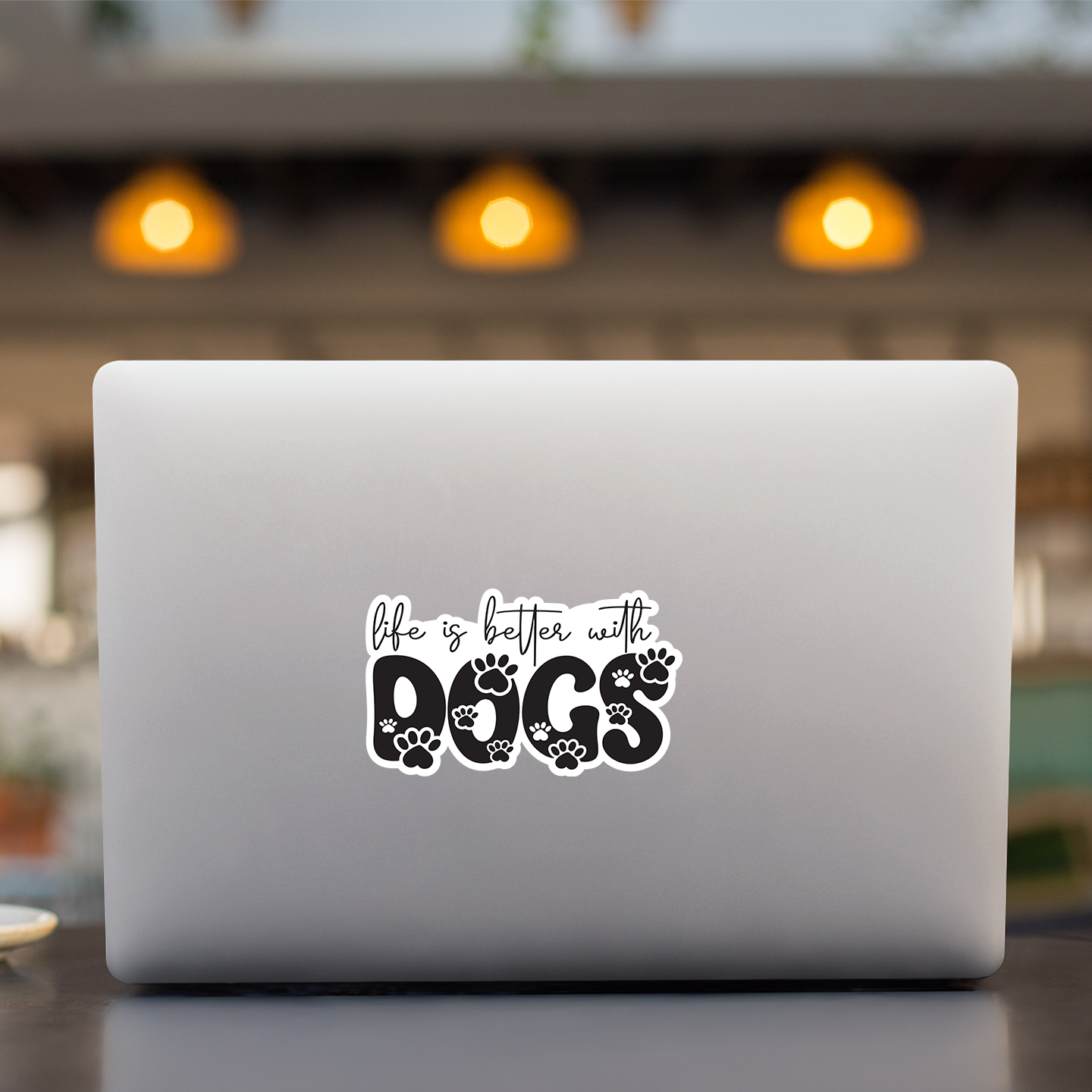 Life Is Better With Dogs Sticker