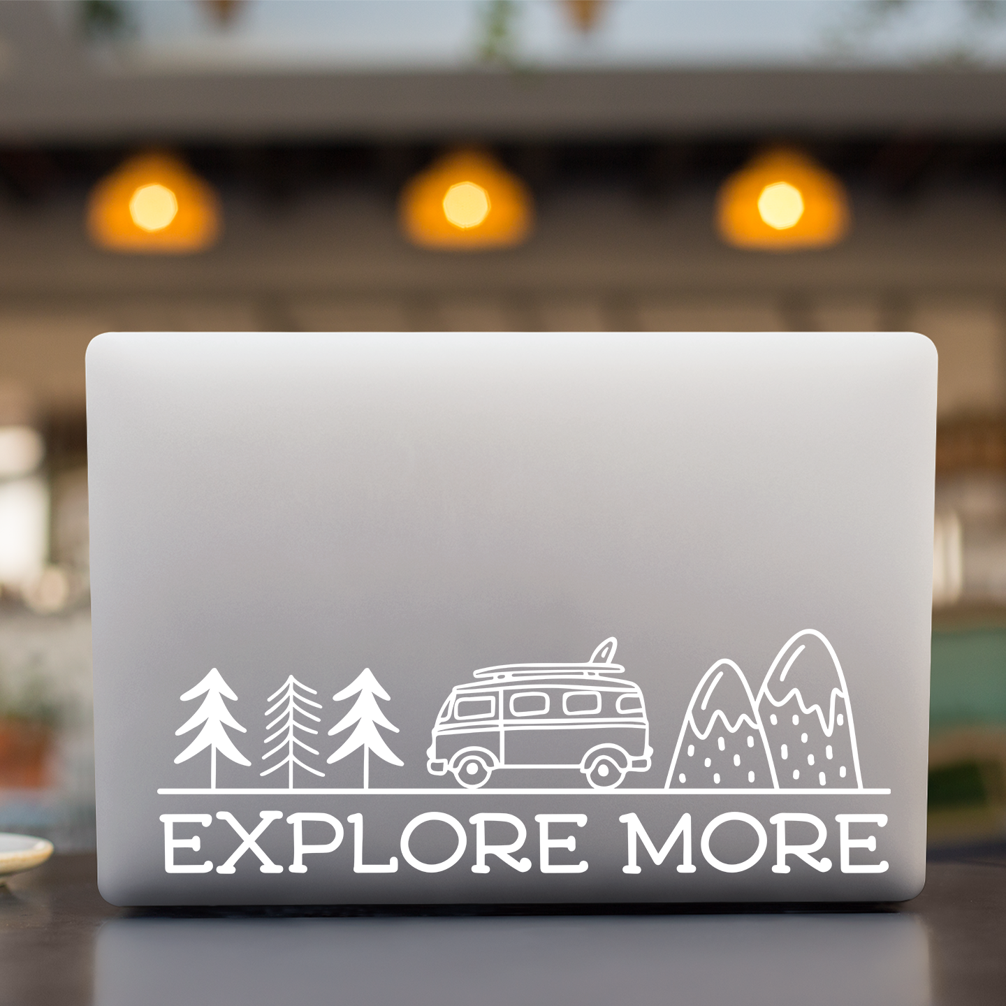 Explore More Camper Van Sticker