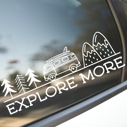 Explore More Camper Van Sticker