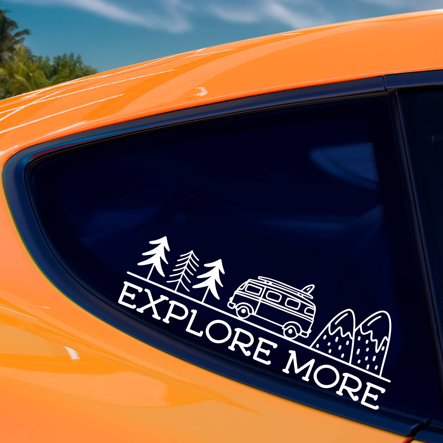 Explore More Camper Van Sticker