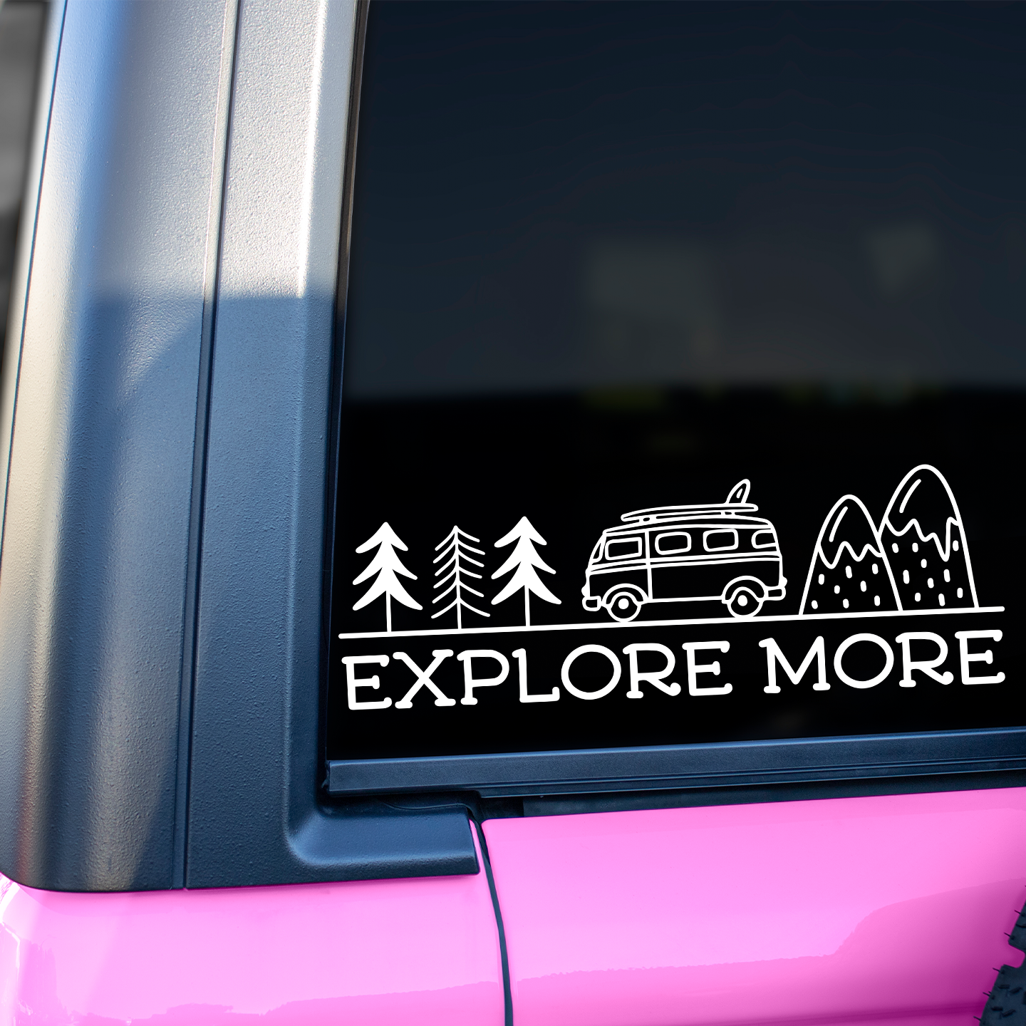 Explore More Camper Van Sticker