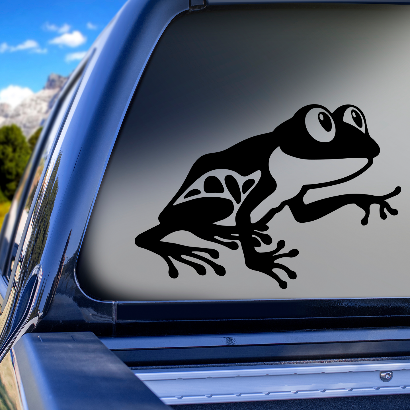 Funny Frog Sticker