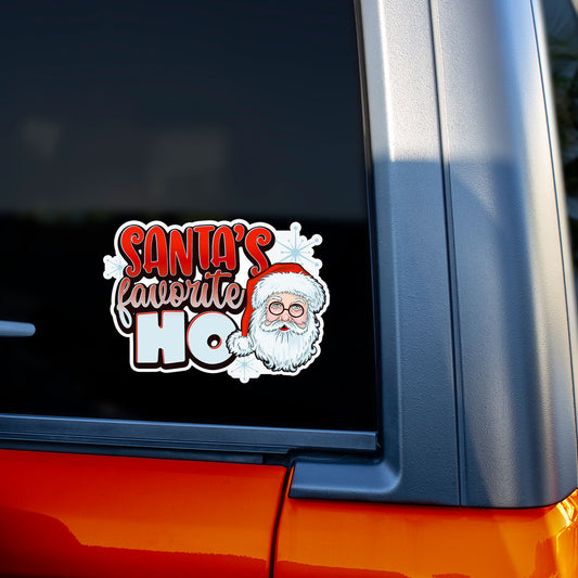 Santas Favourite Ho Sticker