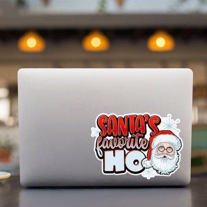 Santas Favourite Ho Sticker