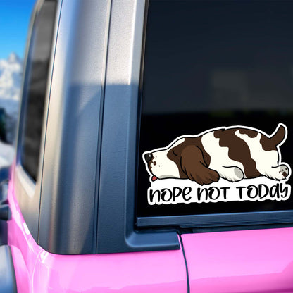 Springer Spaniel Nope Not Today Sticker