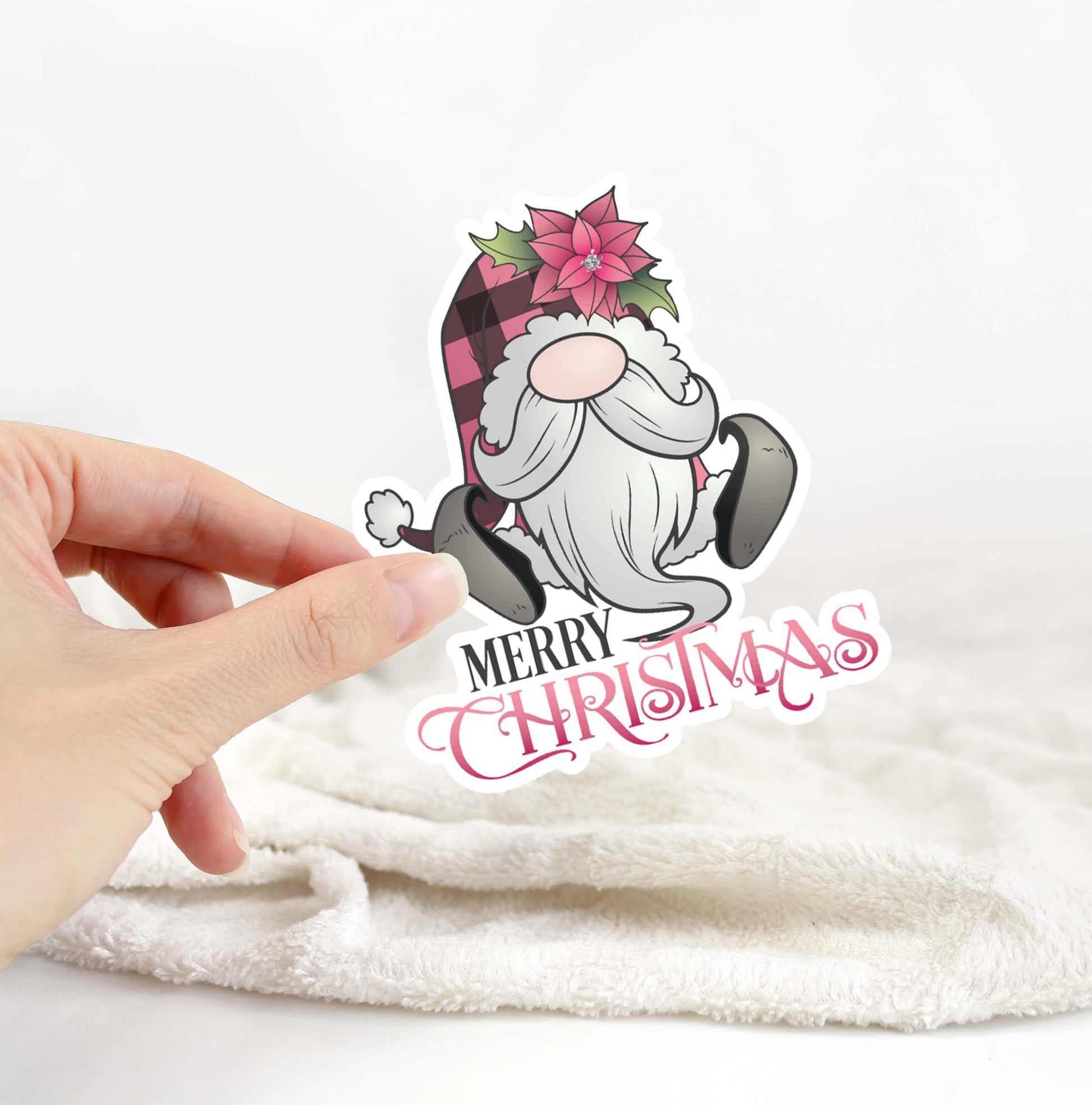 Gnome Merry Christmas Sticker