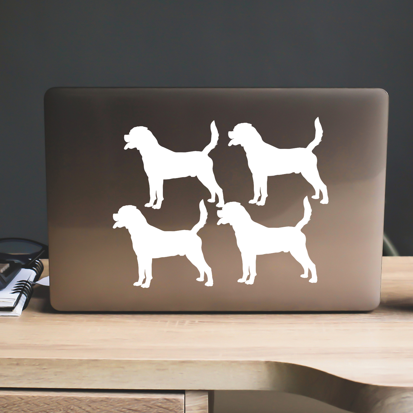 Rottweiler Silhouette Stickers