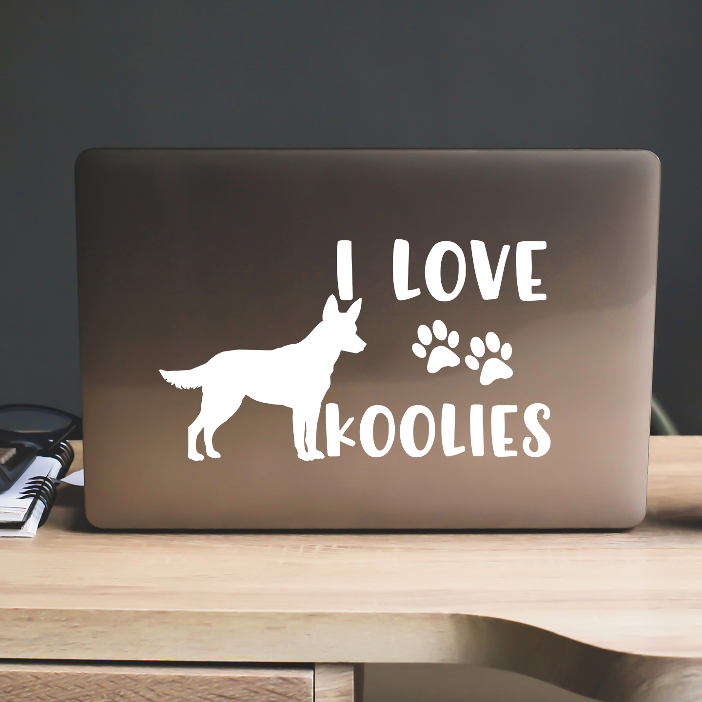 I Love Koolies Sticker