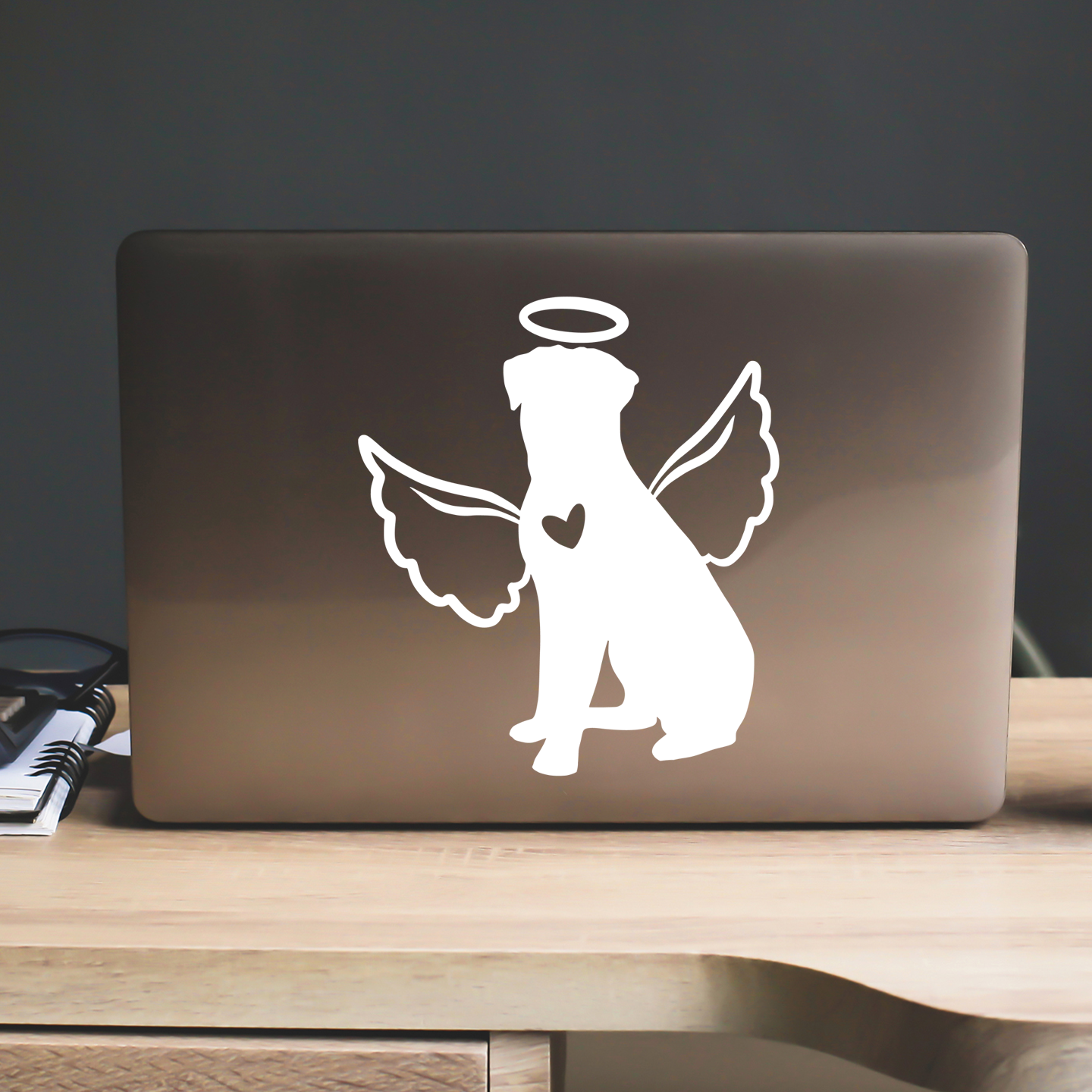 Rottweiler With Angel Wings Sticker