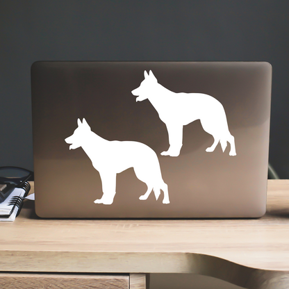 German Shepherd Silhouette Sticker