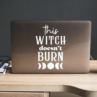 This Witch Doesn't Burn Sticker