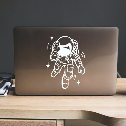 Astronaut In Outer Space Sticker