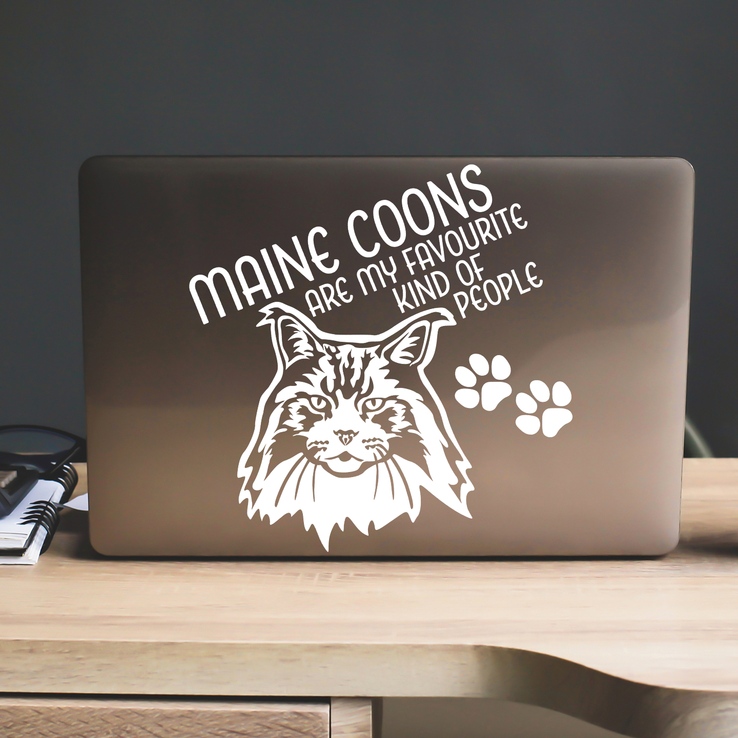 Maine Coons Are My Favourite Kind Of People Sticker