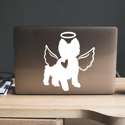 Yorkshire Terrier With Angel Wings Sticker