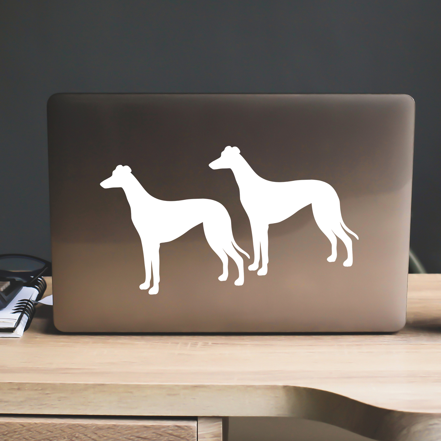 Greyhound Silhouette Stickers