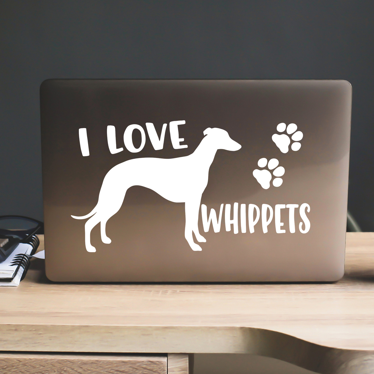 I Love Whippets Sticker