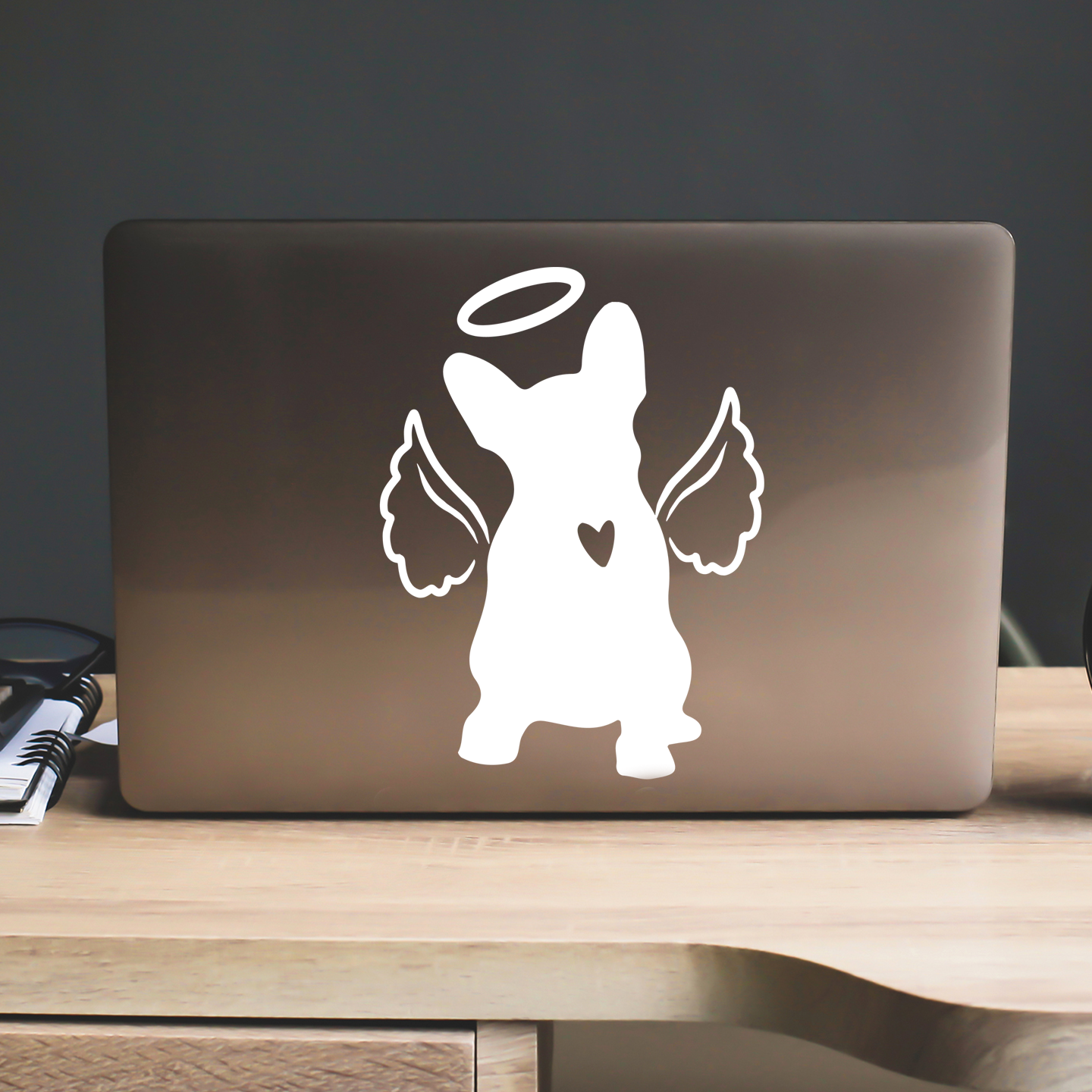 French Bulldog With Angel Wings Sticker