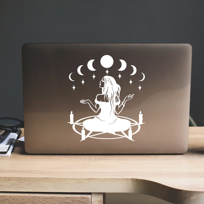Witch Moon Phase Sticker