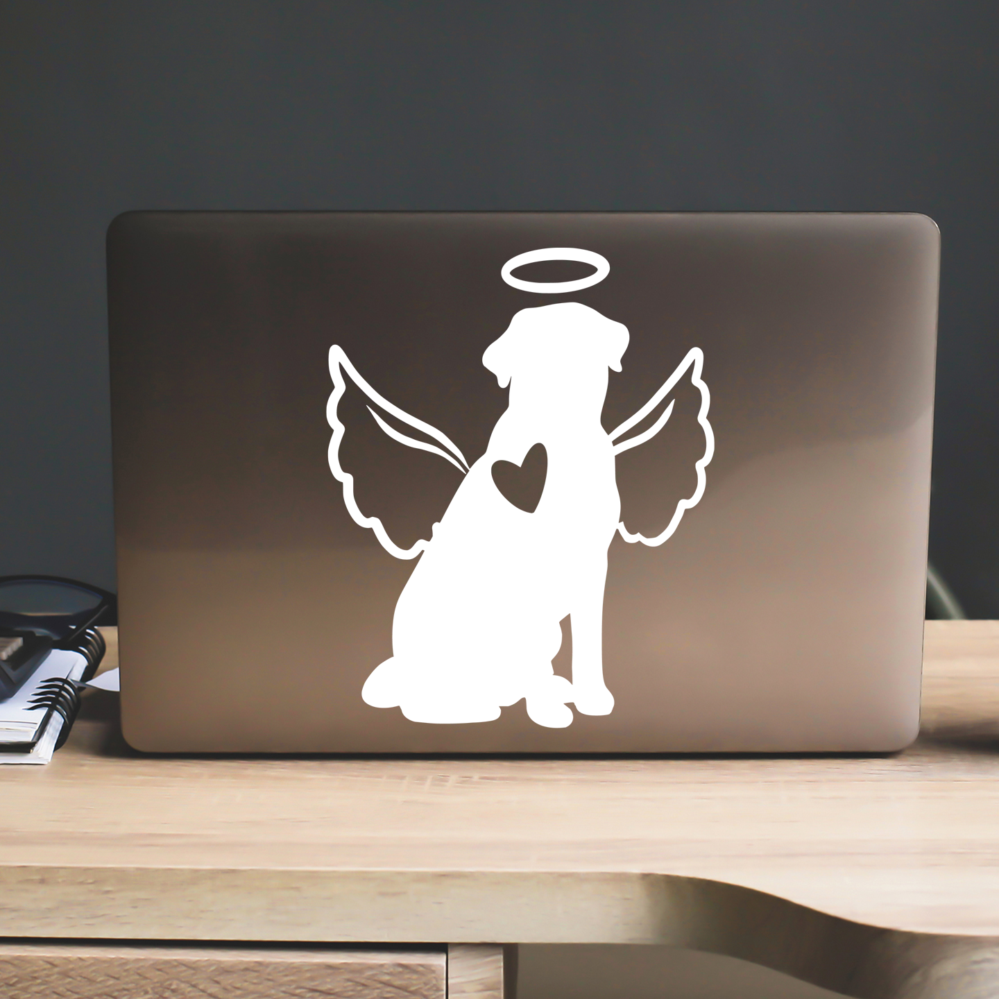 Labrador Retriever With Angel Wings Sticker