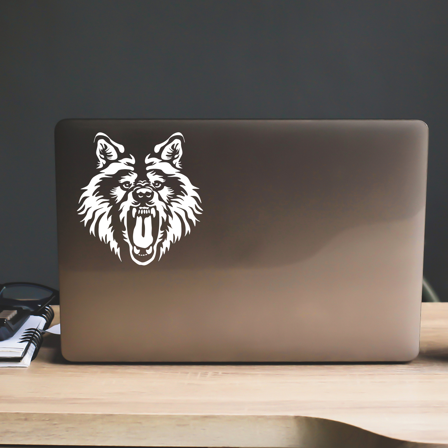 Fierce Wolf Sticker