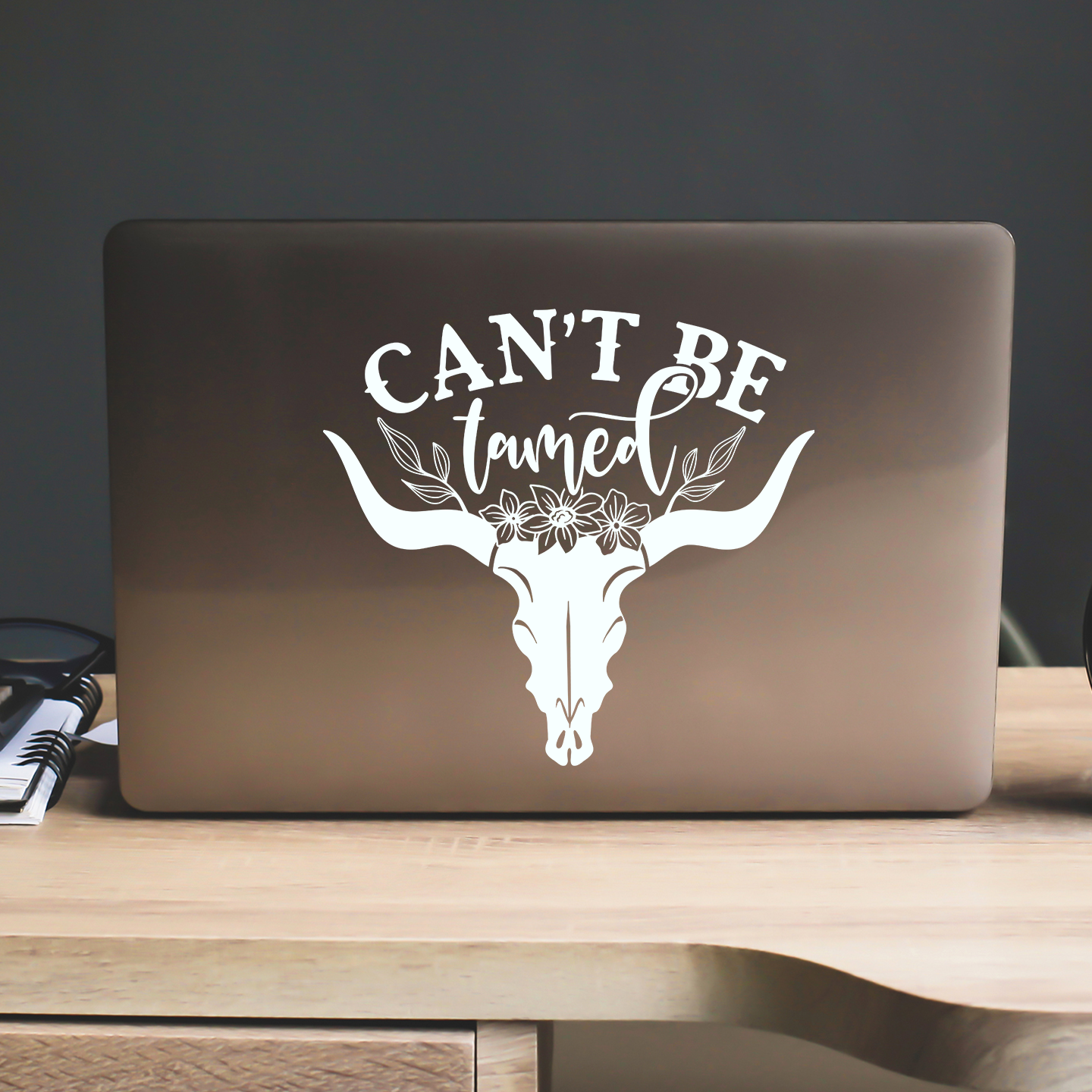 Longhorn Can't Be Tamed Sticker