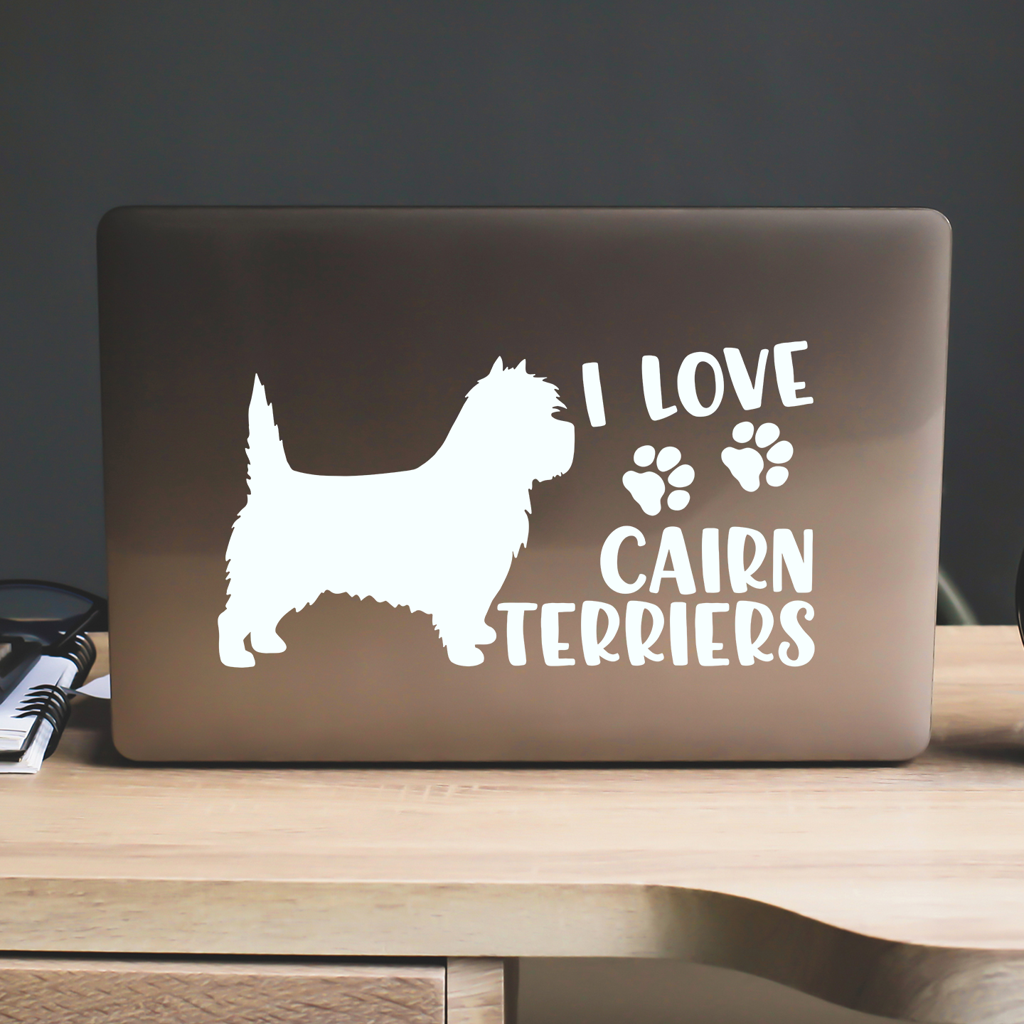 I Love Cairn Terriers Sticker