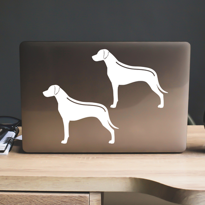 Rhodesian Ridgeback With Ridge Sticker