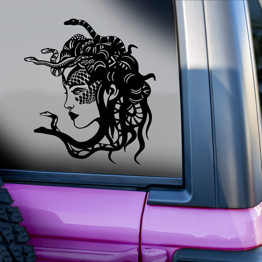 Medusa Snake Woman Sticker
