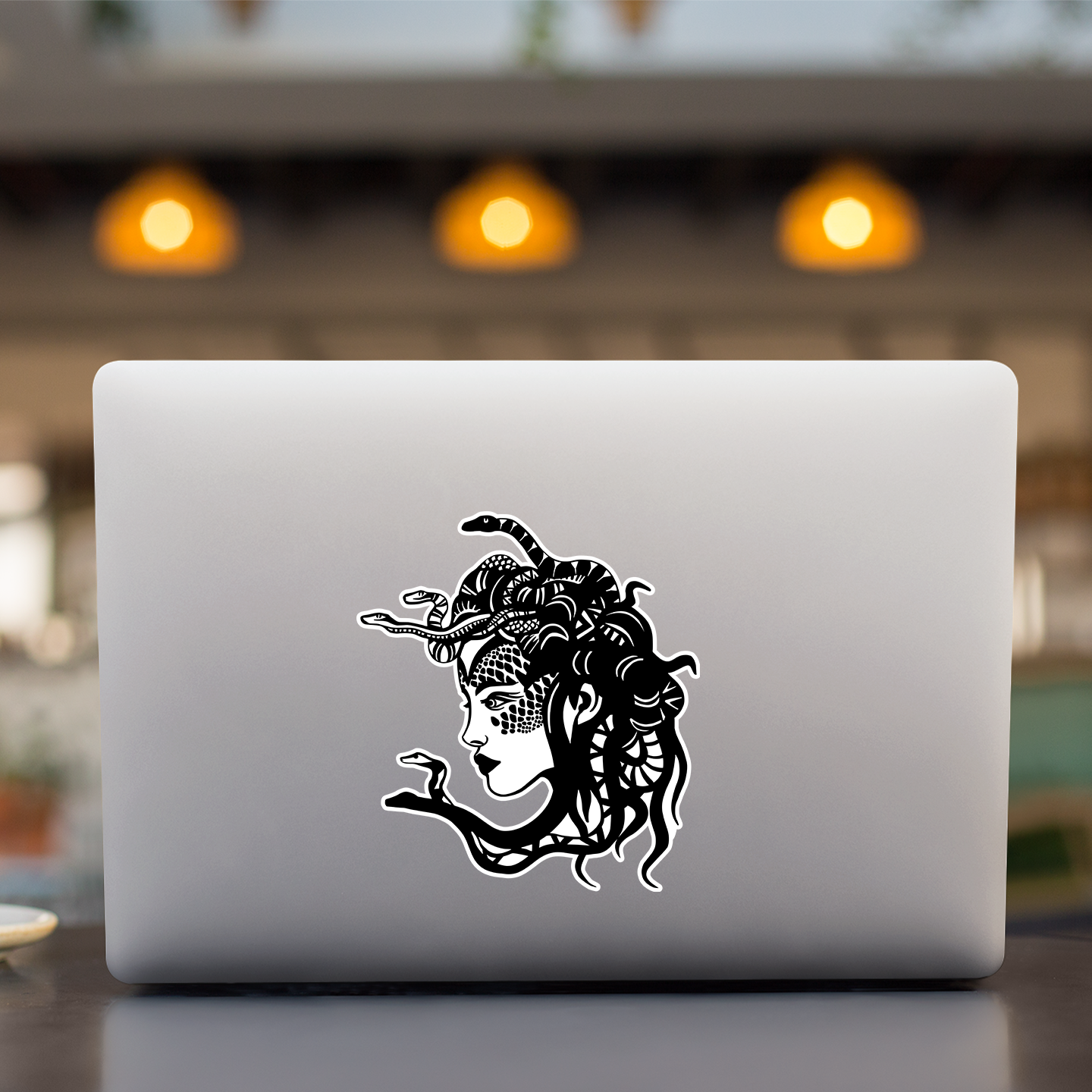 Medusa Snake Woman Sticker