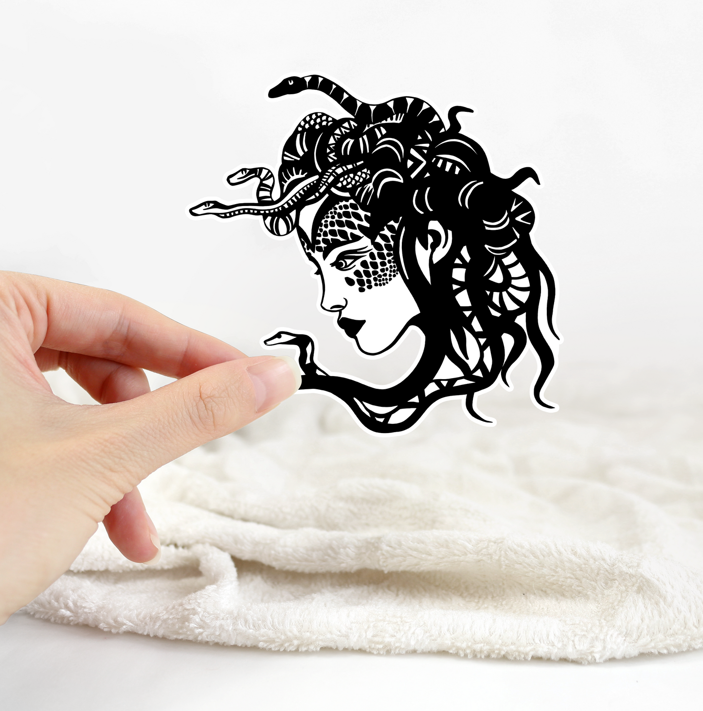 Medusa Snake Woman Sticker