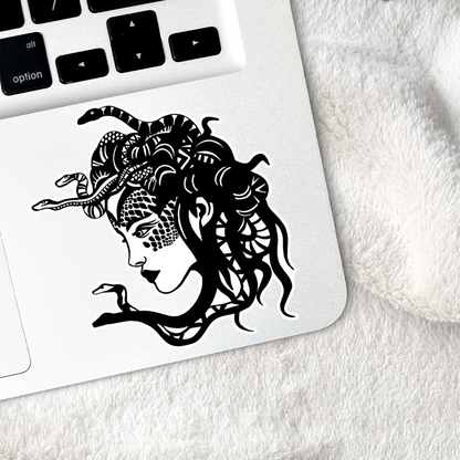 Medusa Snake Woman Sticker