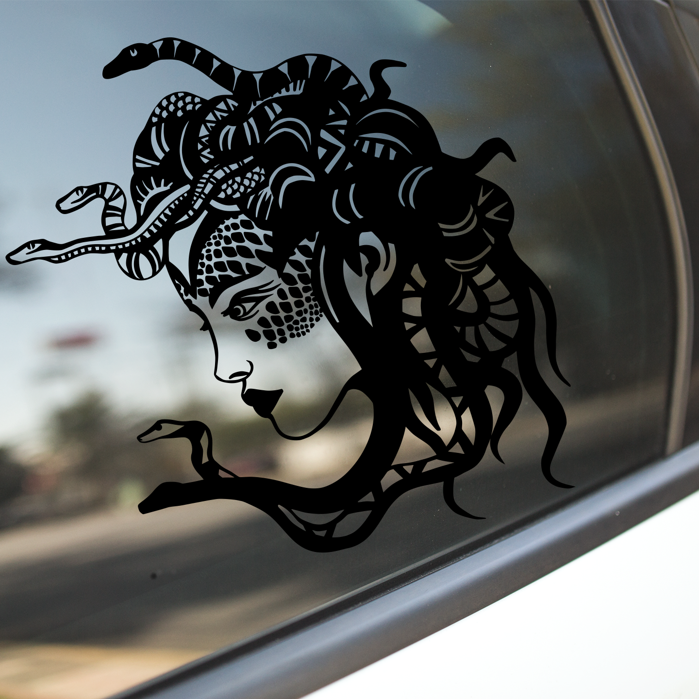 Medusa Snake Woman Sticker