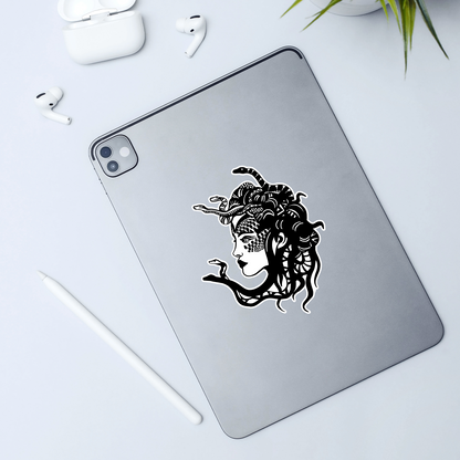 Medusa Snake Woman Sticker