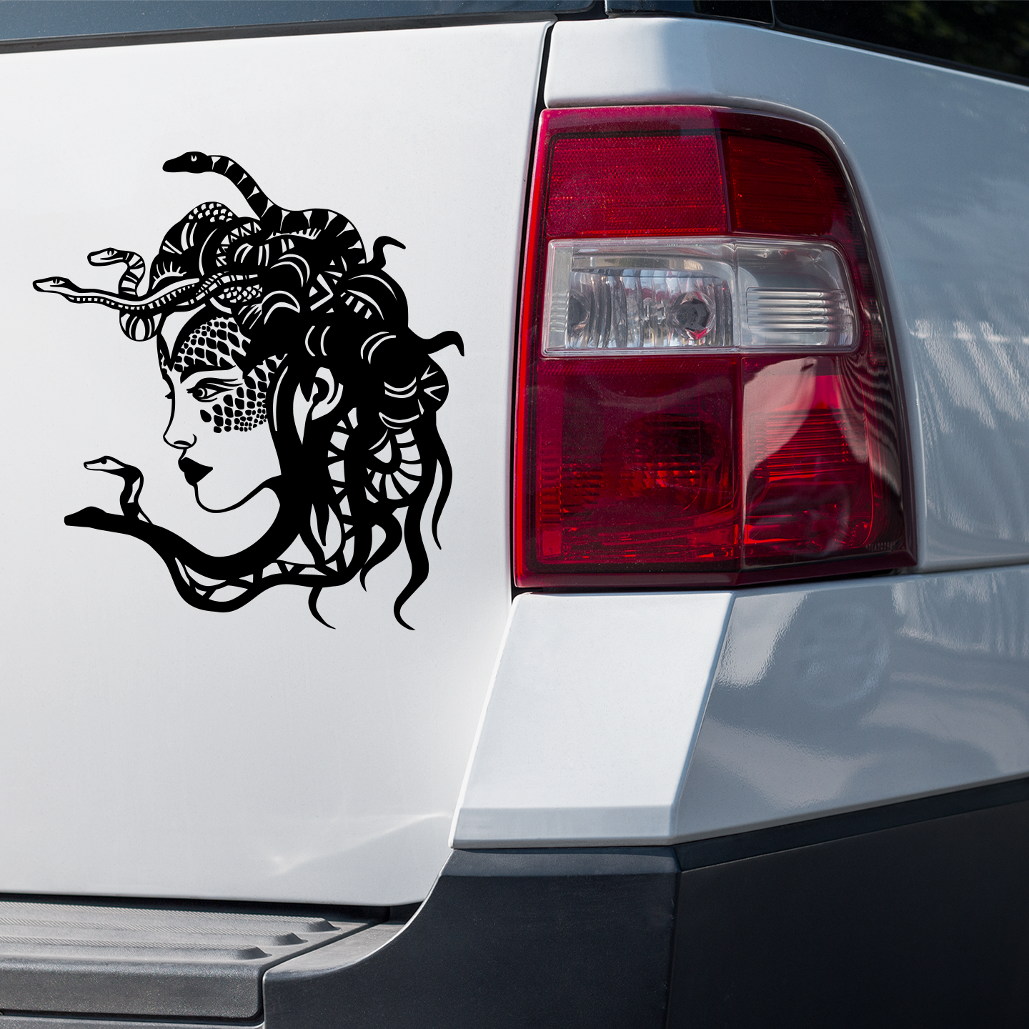 Medusa Snake Woman Sticker