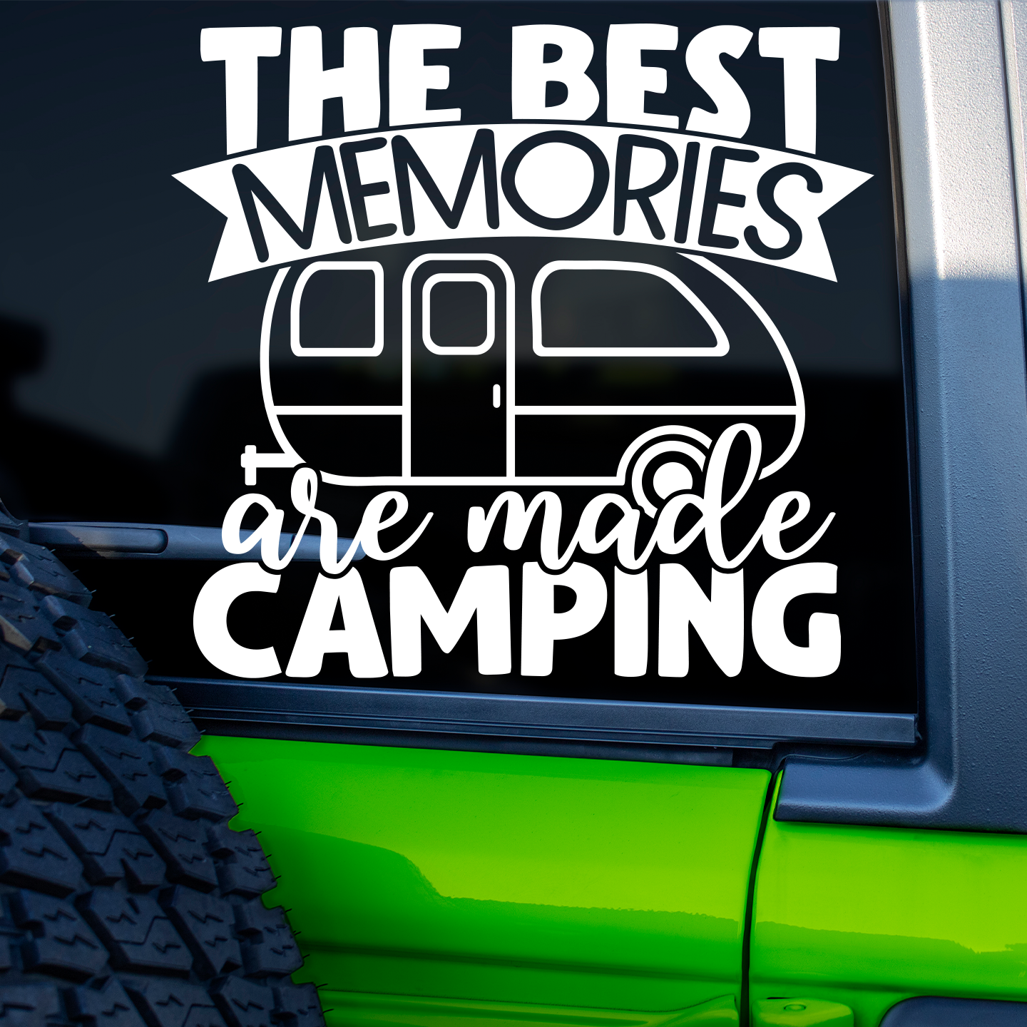 Best Memories Are Made Camping Sticker