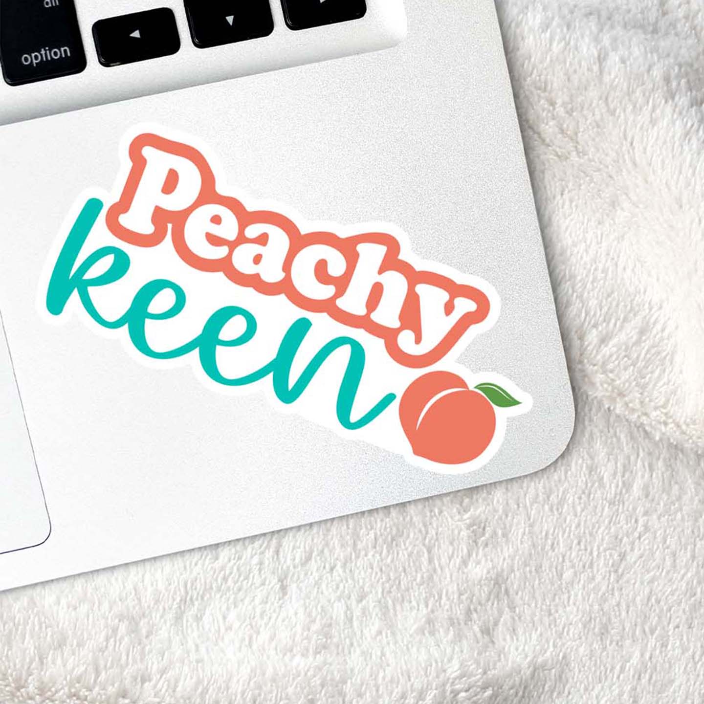 Peachy Keen Sticker