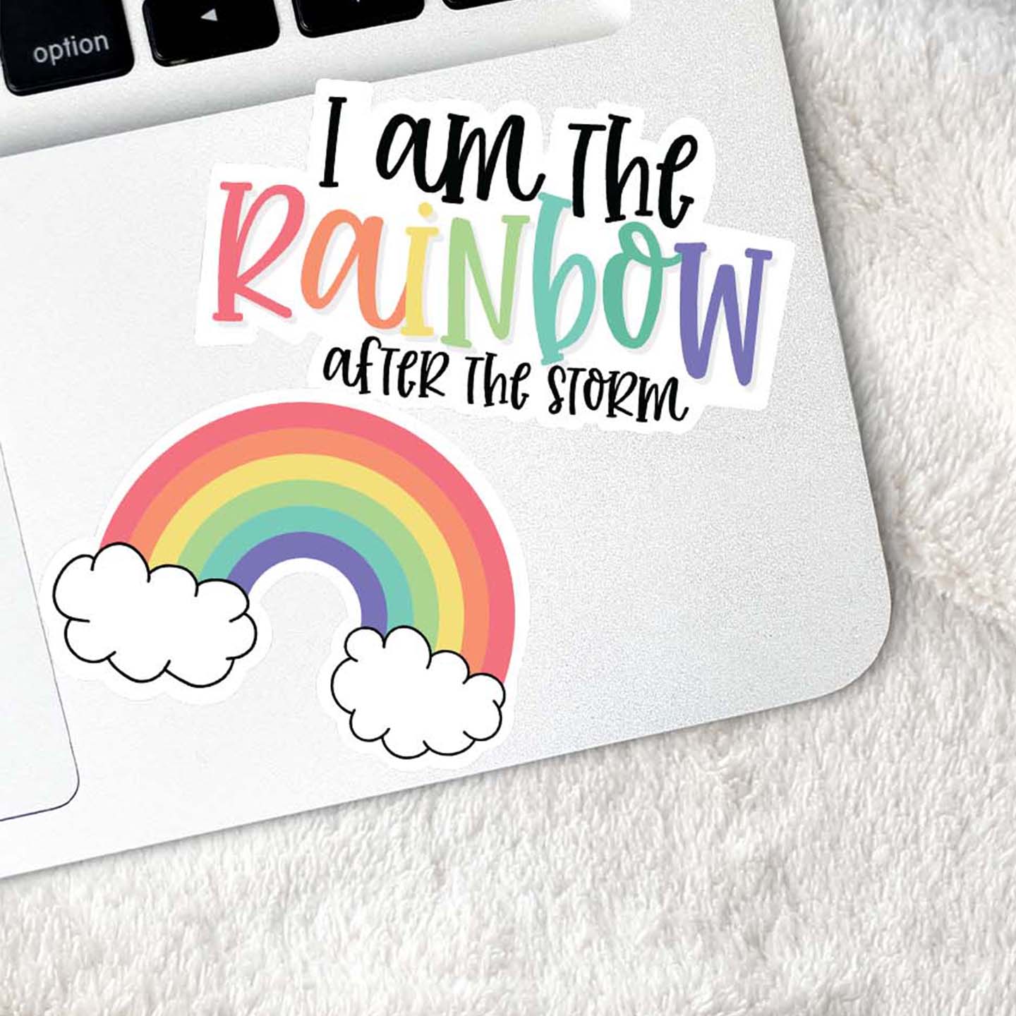 I Am The Rainbow After The Storm Sticker