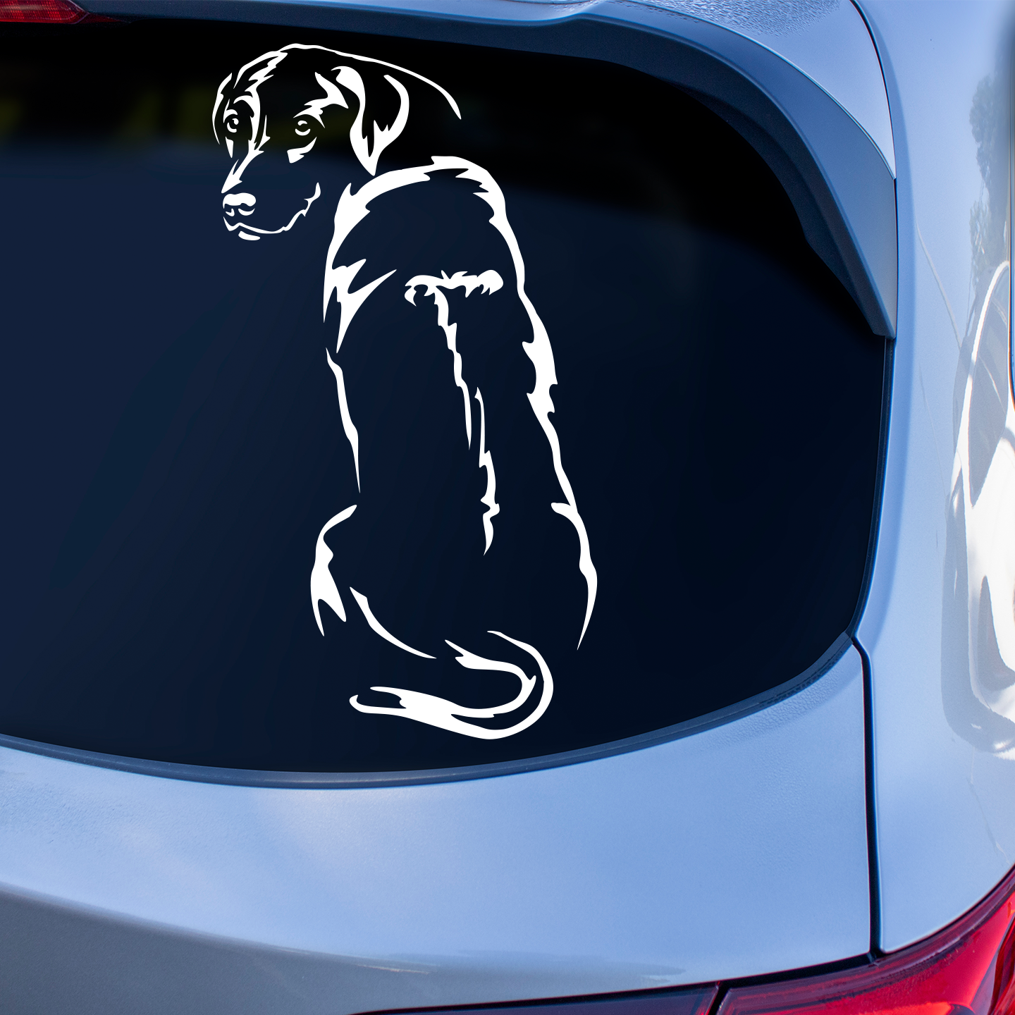 Rhodesian Ridgeback With Ridge Sticker | Dog Decals For Cars Australia ...