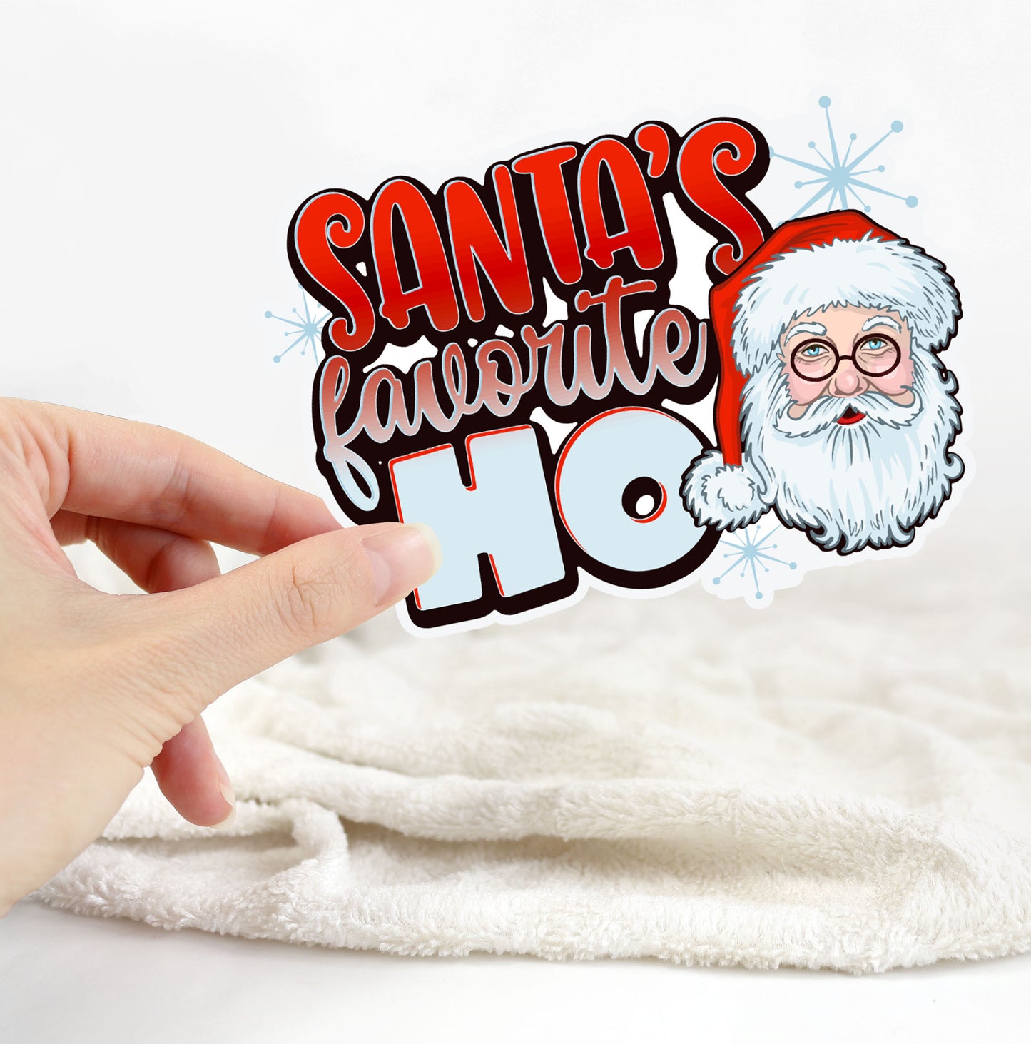 Santas Favourite Ho Sticker