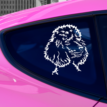 Poodle Sticker