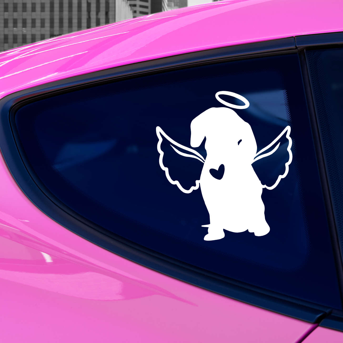 Dachshund With Angel Wings Sticker