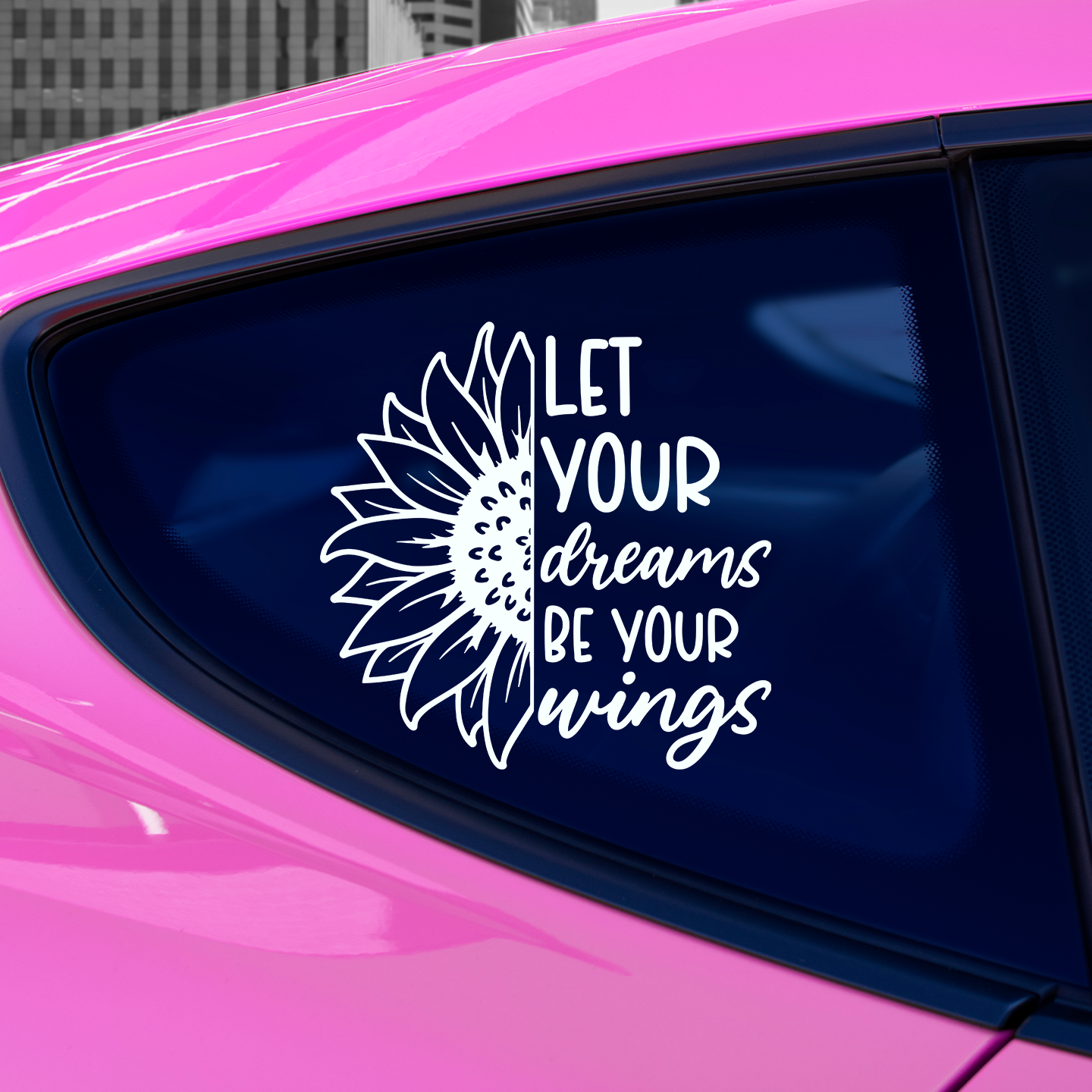 Let Your Dreams Be Your Wings Sticker