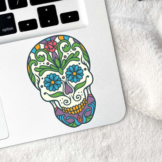 Sugar Skull Floral Sticker