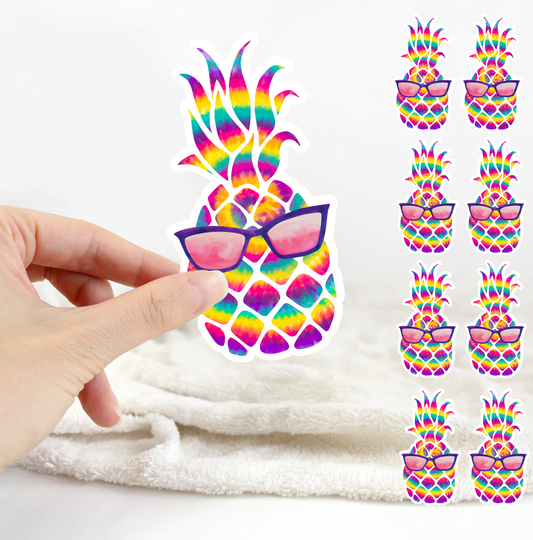 Pineapple Colourful Stickers