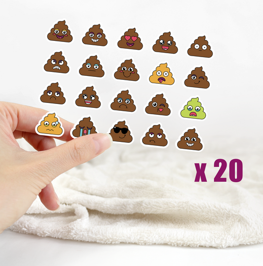 Poop Emoji Stickers