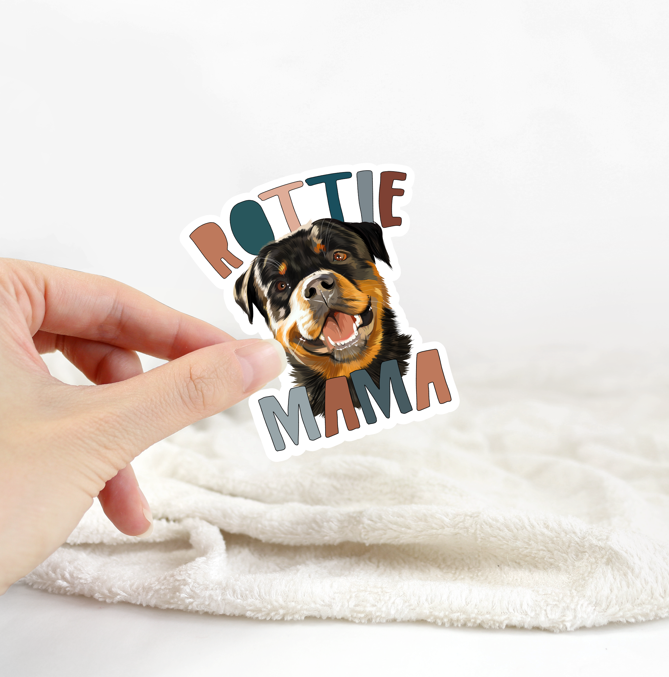 Rottie Mama Sticker | Dog Stickers For Phones – Pet Stickers Australia