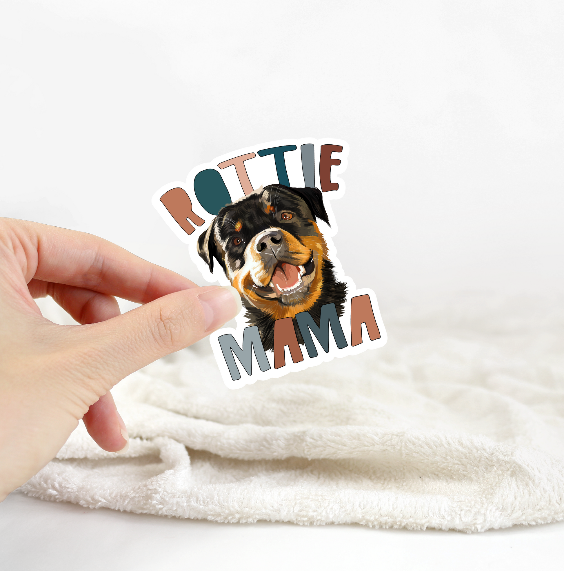 Rottweiler Rottie Mama Sticker
