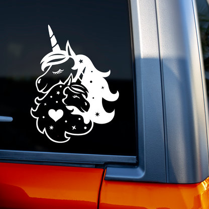 Unicorn and Baby Sticker