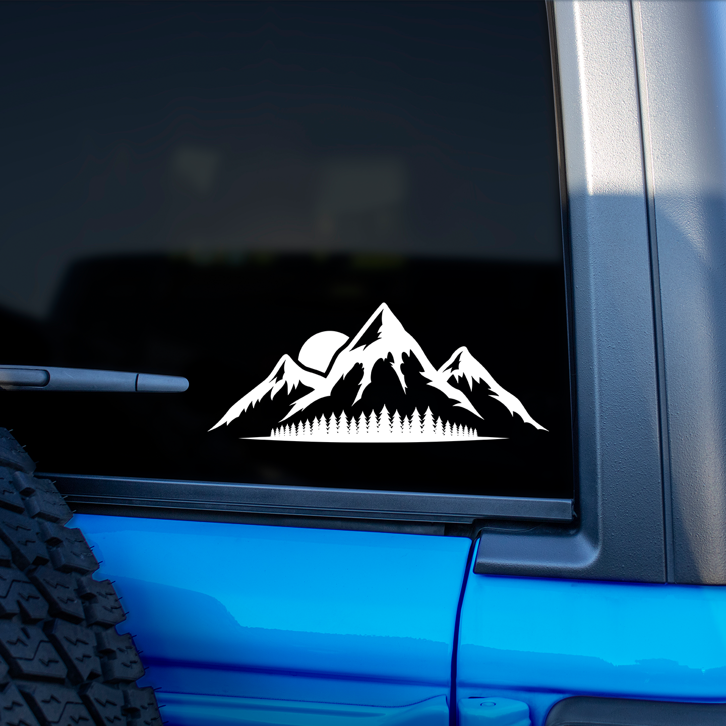Mountain Forest Decal